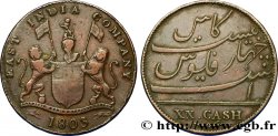 ILE DE FRANCE (MAURITIUS) XX (20) Cash East India Company 1803 Madras