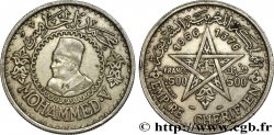 MARUECOS - PROTECTORADO FRANCÉS 500 Francs Mohammed V an AH1376 1956 Paris