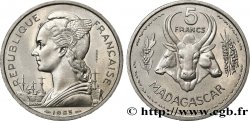 MADAGASCAR French Union Essai de 5 Francs 1953 Paris