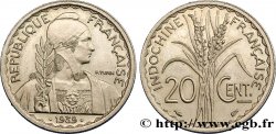 INDOCHINE FRANÇAISE 20 Centièmes 1939 Paris