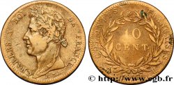 COLONIAS FRANCESAS - Charles X, para Martinica y Guadalupe 10 Centimes Charles X 1827 La Rochelle - H