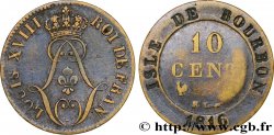 ILES DE BOURBON (ÎLE DE LA RÉUNION) 10 Cent. 1816 