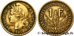 CAMEROUN - TERRITOIRES SOUS MANDAT FRANÇAIS 1 Franc 1926 Paris