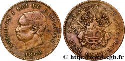 KAMBODSCHA 5 Centimes Norodom Ier 1860 