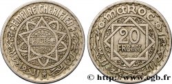 MOROCCO - FRENCH PROTECTORATE 20 Francs AH 1366 1947 Paris