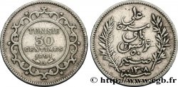 TUNISIA - FRENCH PROTECTORATE 50 Centimes AH 1308 1891 Paris