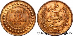 TUNISIE - PROTECTORAT FRANÇAIS 10 Centimes AH1308 1891 Paris