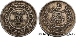 TUNISIA - French protectorate 50 Centimes AH 1308 1891 Paris