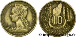 MADAGASCAR - Union française 10 Francs 1953 Paris