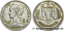 MADAGASCAR - Union française 5 Francs 1953 Paris