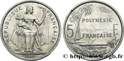 POLYNÉSIE FRANÇAISE 5 Francs Polynésie Française 1965 Paris