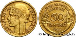 AFRIQUE OCCIDENTALE FRANÇAISE 50 Centimes Morlon 1944 Londres