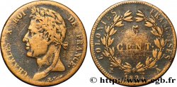 COLONIE FRANCESI - Carlo X, per Guyana e Senegal 5 Centimes Charles X 1825 Paris - A 