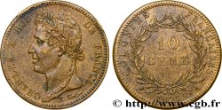 COLONIES FRANÇAISES - Charles X, pour la Guyane 10 Centimes Charles X 1828 Paris - A