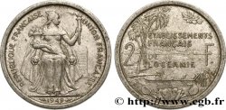 FRENCH POLYNESIA - Oceania Francesa 2 Francs Union Française 1949 Paris