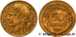 AFRIQUE OCCIDENTALE FRANÇAISE 50 Centimes Morlon 1944 Londres