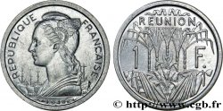 ÎLE DE LA RÉUNION 1 Franc Marianne / canne à sucre 1948 Paris