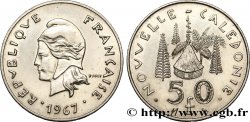 NOUVELLE CALÉDONIE 50 Francs, frappe courante 1967 Paris