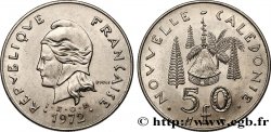 NEW CALEDONIA 50 Francs IEOM Marianne / hutte 1972 Paris