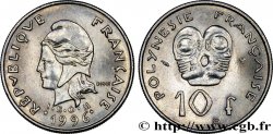 POLINESIA FRANCESA 10 Francs I.E.O.M Marianne 1996 Paris
