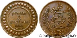 TUNISIA - French protectorate 5 Centimes AH1309 1892 Paris