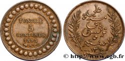 TUNESIEN - Französische Protektorate  5 Centimes AH1310 1893 Paris