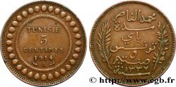 TUNISIA - French protectorate 5 Centimes AH1332 1914 Paris