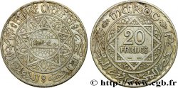 MAROCCO - PROTETTORATO FRANCESE 20 Francs AH 1352 1933 Paris 