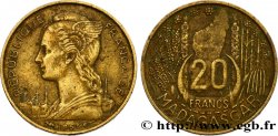 MADAGASCAR - Union française 20 Francs 1953 Paris