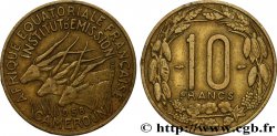AFRICA EQUATORIALE FRANCESE - CAMERUN 10 Francs 1958 Paris 