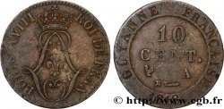 FRENCH GUIANA 10 Centimes 1818 Paris