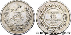 TUNEZ - Protectorado Frances 50 Centimes AH 1308 1891 Paris