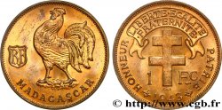 MADAGASCAR - Free French Forces 1 Franc 1943 Prétoria
