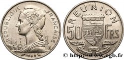 ISOLA RIUNIONE 50 Francs / armes de la Réunion 1962 Paris 
