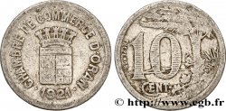 ALGERIA 10 Centimes Chambre de Commerce d’Oran 1921  VF 