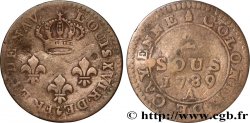 GUYANE FRANÇAISE 2 Sous colonies de Cayenne 4e type 1789 Paris - A