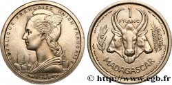 MADAGASCAR - UNIóN FRANCESA Essai de 1 Franc 1948 Paris