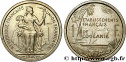 FRENCH POLYNESIA - French Oceania Essai de 1 Franc Établissements français de l’Océanie 1949 Paris