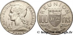 ÎLE DE LA RÉUNION 100 Francs 1964 Paris TB+ 