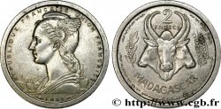 MADAGASCAR - UNION FRANCESE 2 Francs 1948 Paris 