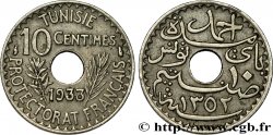 TUNISIE - PROTECTORAT FRANÇAIS 10 Centimes AH 1352 1933 Paris