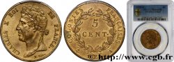 COLONIES FRANÇAISES - Charles X, pour la Guyane 5 Centimes Charles X 1828 Paris - A