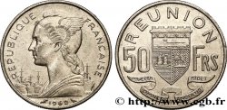 ÎLE DE LA RÉUNION 50 Francs / armes de la Réunion 1962 Paris