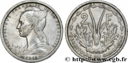 KAMERUN - FRANZÖSISCHE UNION 2 Francs Marianne / antilope 1948 Paris