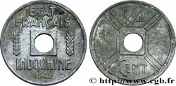 INDOCHINE FRANÇAISE 1/4 Cent 1942 Osaka
