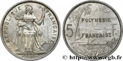 FRENCH POLYNESIA 5 Francs Polynésie Française 1965 Paris