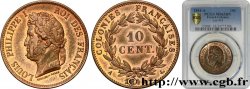 COLONIES FRANÇAISES - Louis-Philippe, pour les Îles Marquises 10 Centimes 1844 Paris SPL63 PCGS