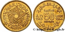 MOROCCO - FRENCH PROTECTORATE 50 Centimes AH 1364 1945 Paris