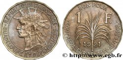 GUADALUPE Bon pour 1 Franc 1921 