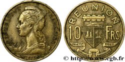 REUNION ISLAND 10 Francs 1955 Paris
